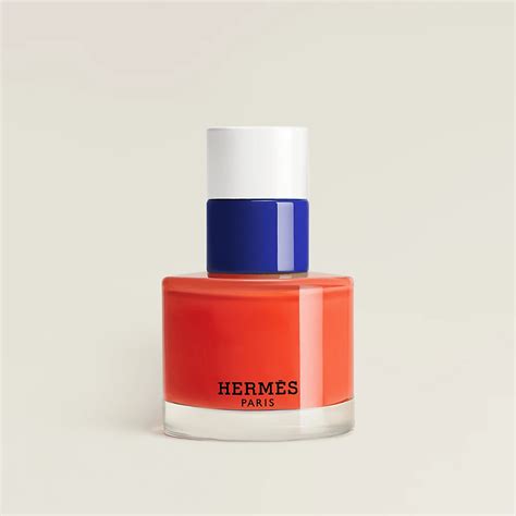 hermes nail polish orange poppy|hermes les mains nails.